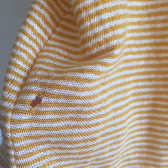 RAG & BONE marigold striped linen Ryder top - Picture 8 of 8